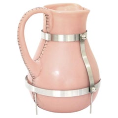 Caraffa morbida in acciaio, silicone colorato e seta di Panorammma