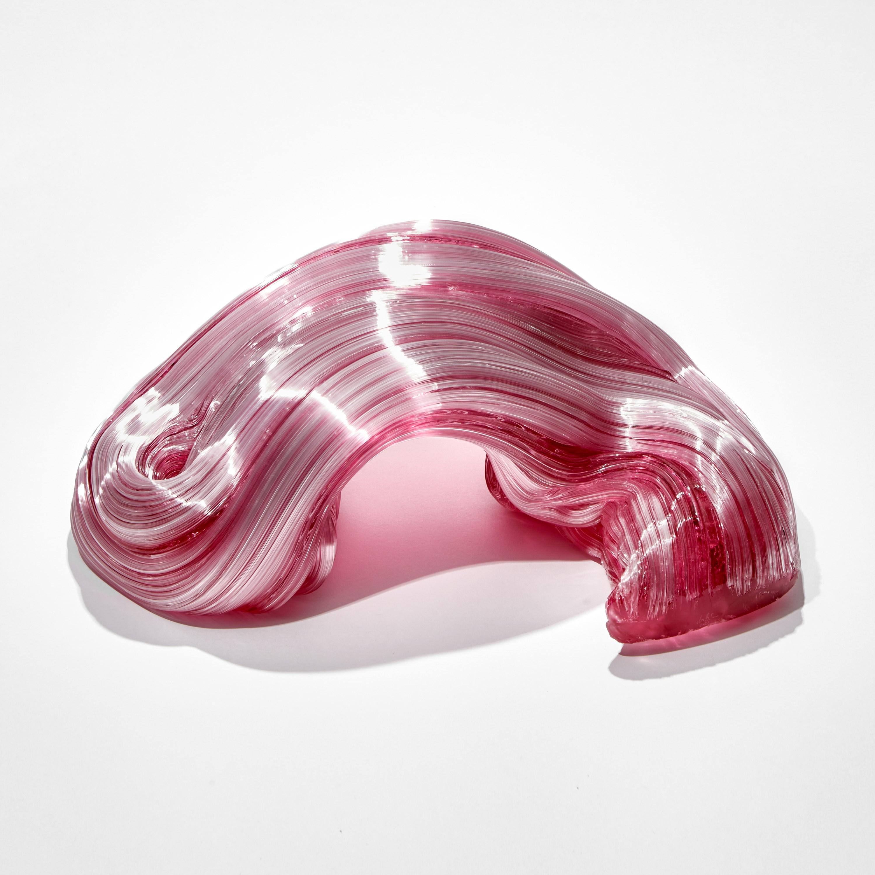 ‘Soft Lines in Pink' is a unique glass sculpture by the Danish artist, Maria Bang Espersen.

Maria Bang Espersen works around the idea that all things are malleable, like glass, and that nothing can be permanently defined. Her experimental