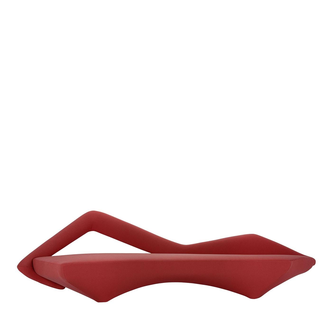 Soft Machine Rotes Sofa von Giovanni Tommaso Garattoni (Textil) im Angebot