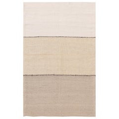 Nazmiyal Collection Modern Persian Flat Weave Rug. Size: 3 ft 2 in x 5 ft
