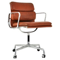 Soft Pad Chair aus Leder von Charles & Ray Eames für Herman Miller, 1970er Jahre