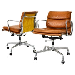 Soft Pad Chairs by Charles and Ray Eames for Herman Miller, 1970s, set of 2