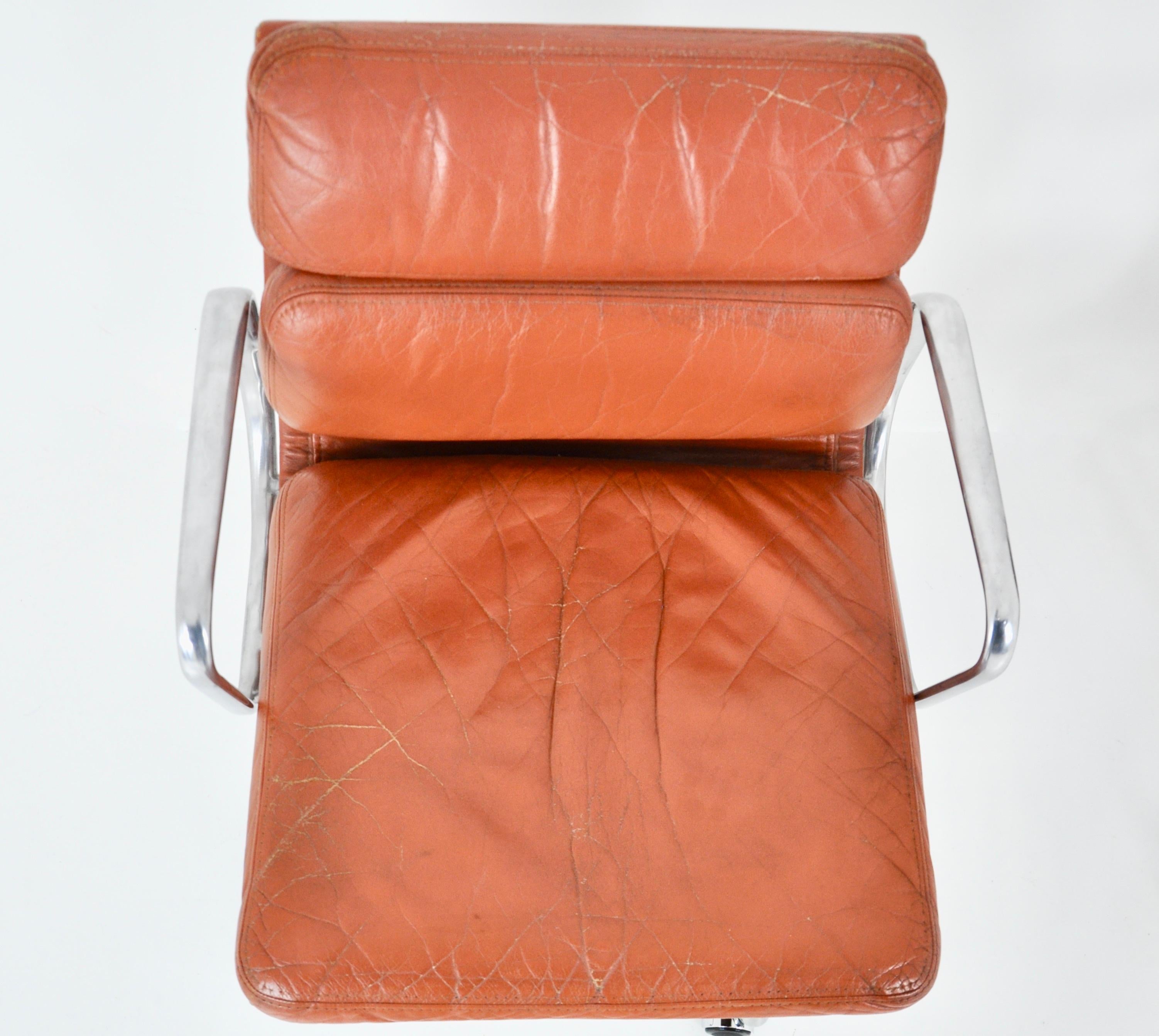 Soft Pad Chairs by Charles & Ray Eames for Herman Miller, 1970s, set of 2 1