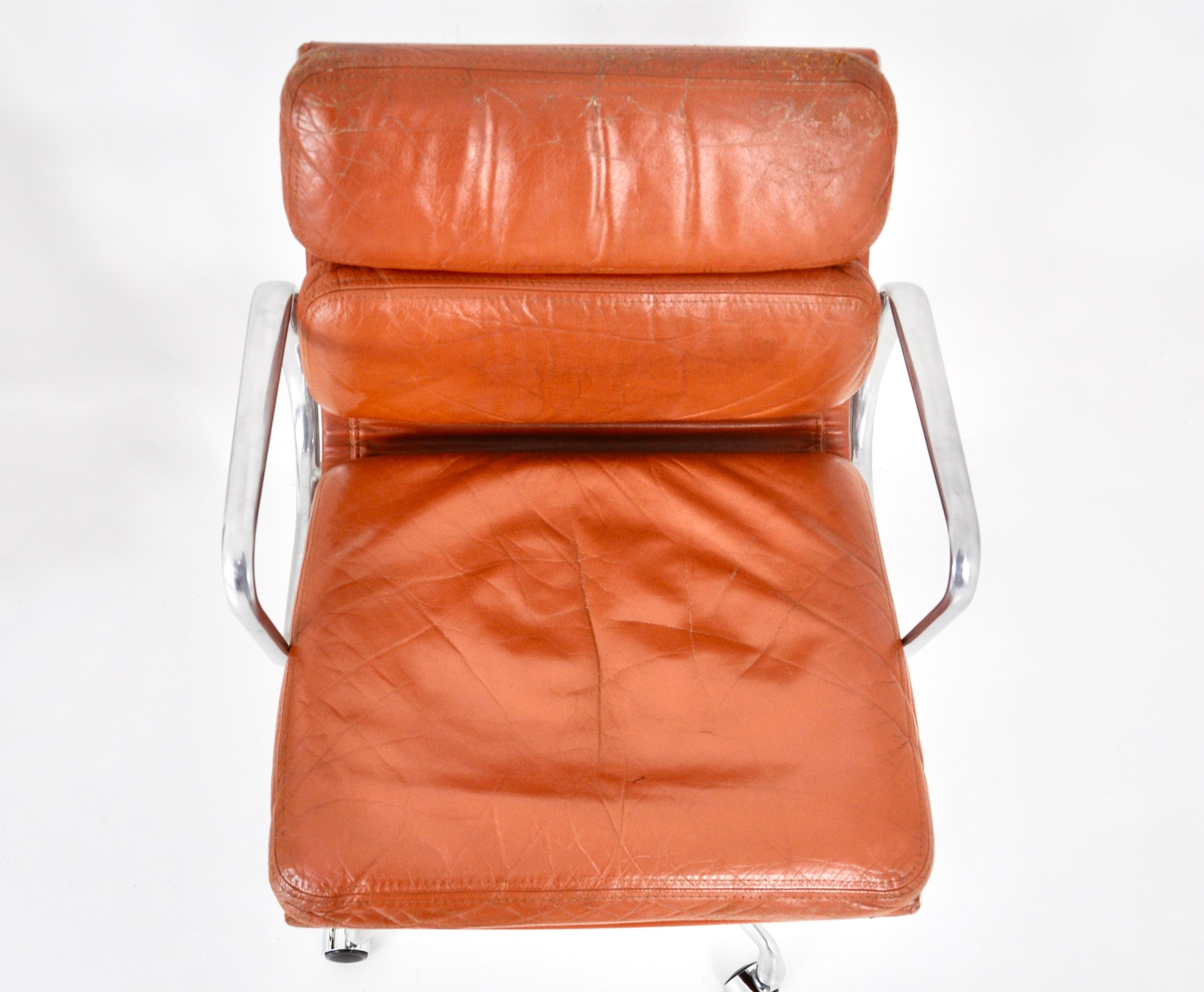 Soft Pad Chairs by Charles & Ray Eames for Herman Miller, 1970s, set of 2 2