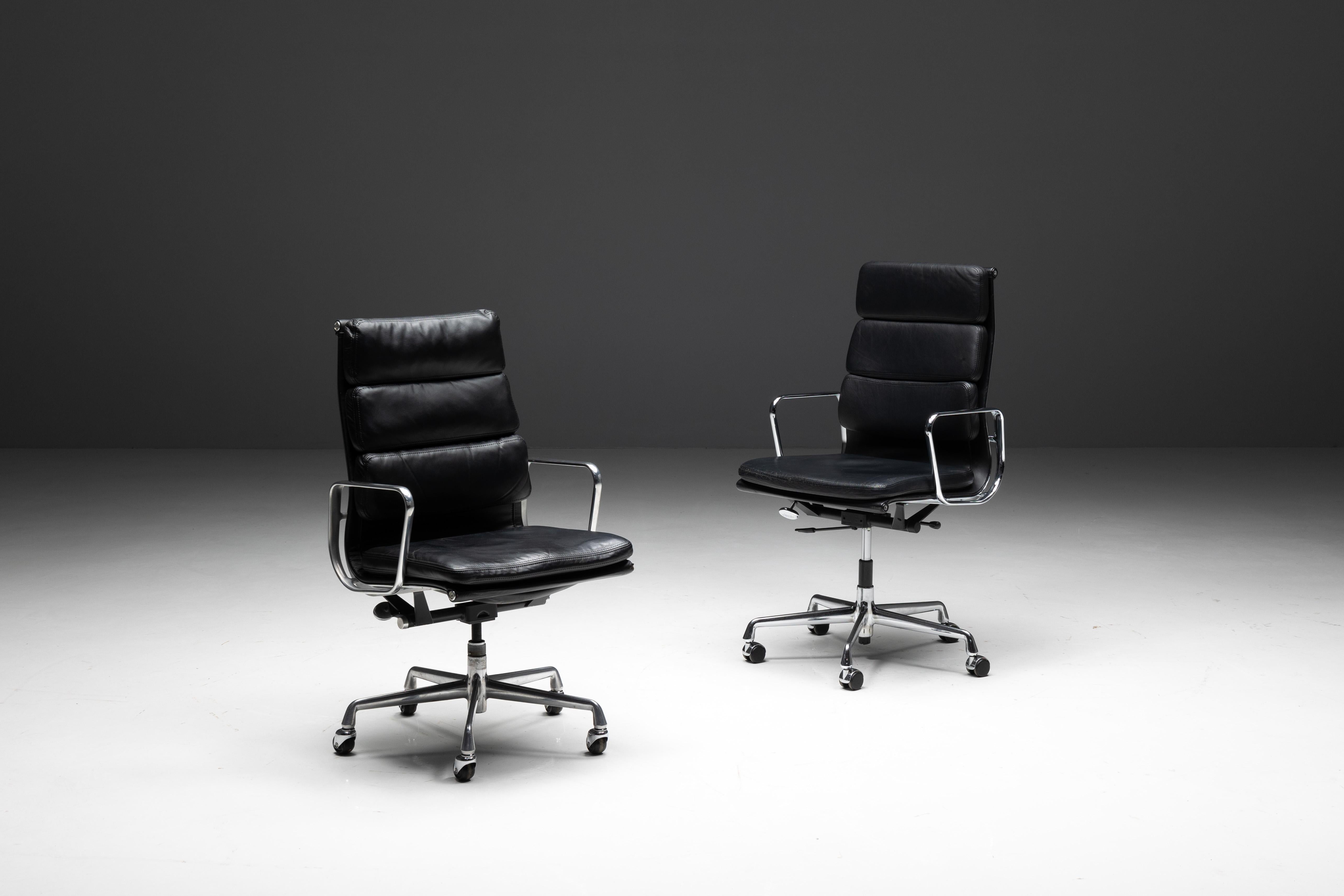 Soft Pad Office Chair by Charles and Ray Eames for Herman Miller, US, 1960s For Sale 5