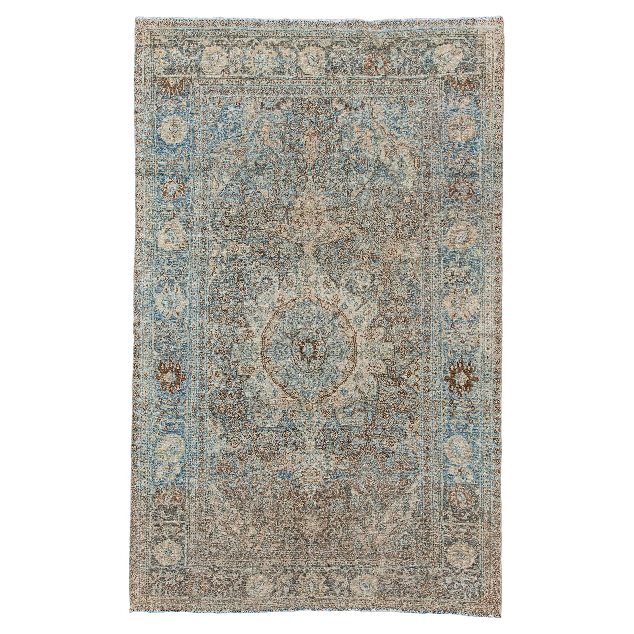 Soft Palette Antique Malayer Rug  For Sale