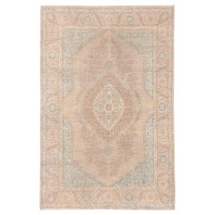 Tapis persan de Tabriz à palette souple