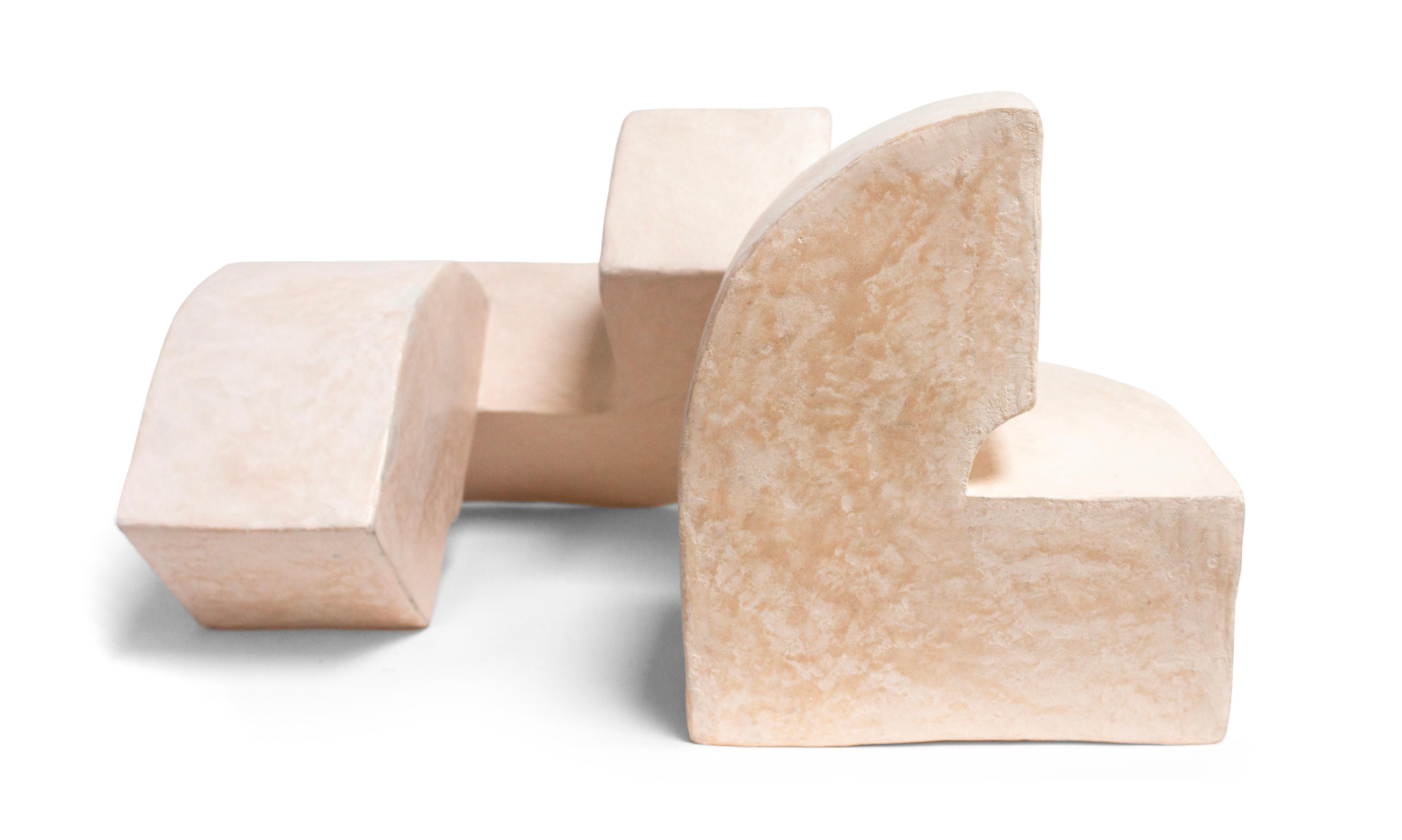 Scultura artigianale Soft Pink Attachment II di Rachael Heritage in vendita 4