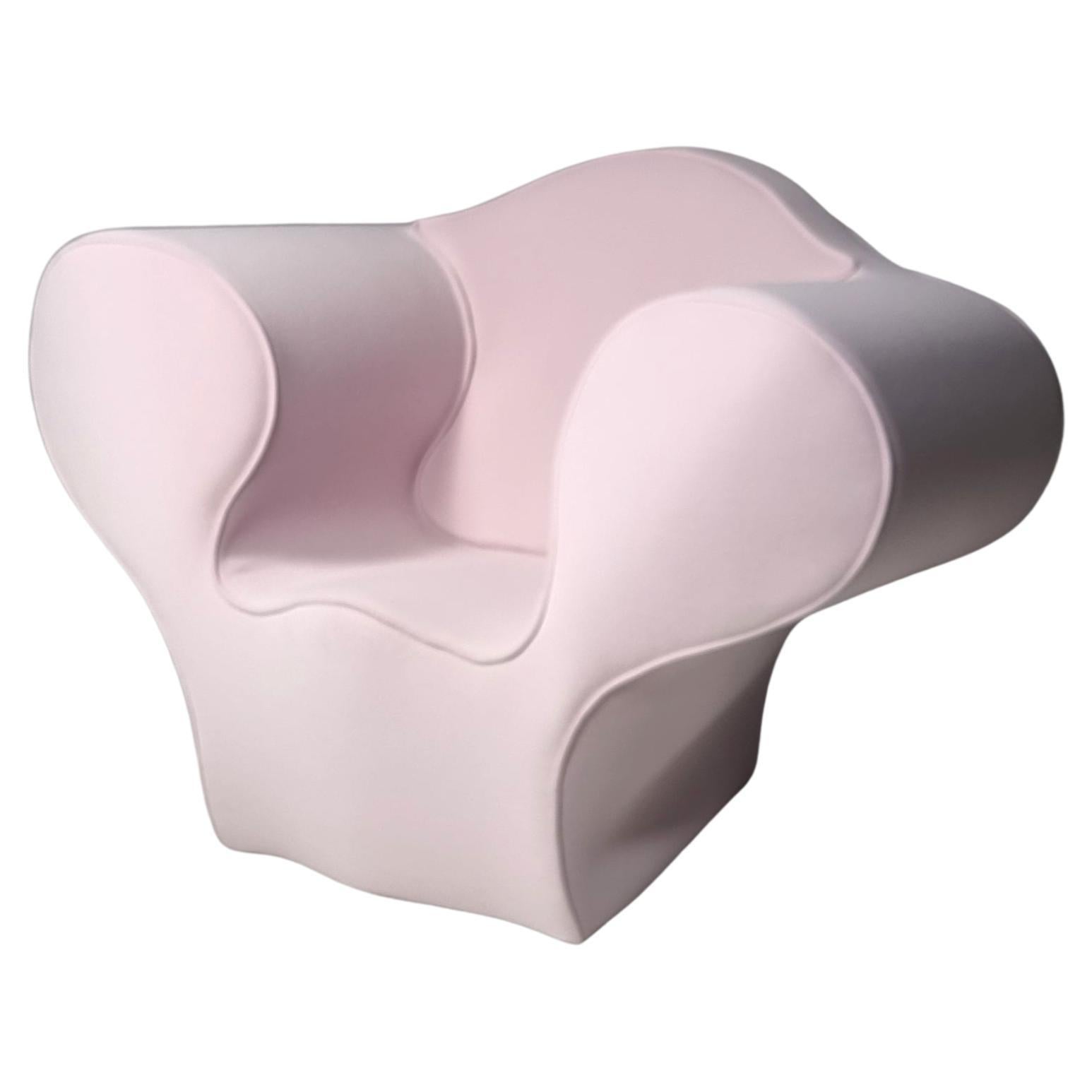 Soft Pink Big Easy Lounge Chair by Ron Arad for Moroso For Sale