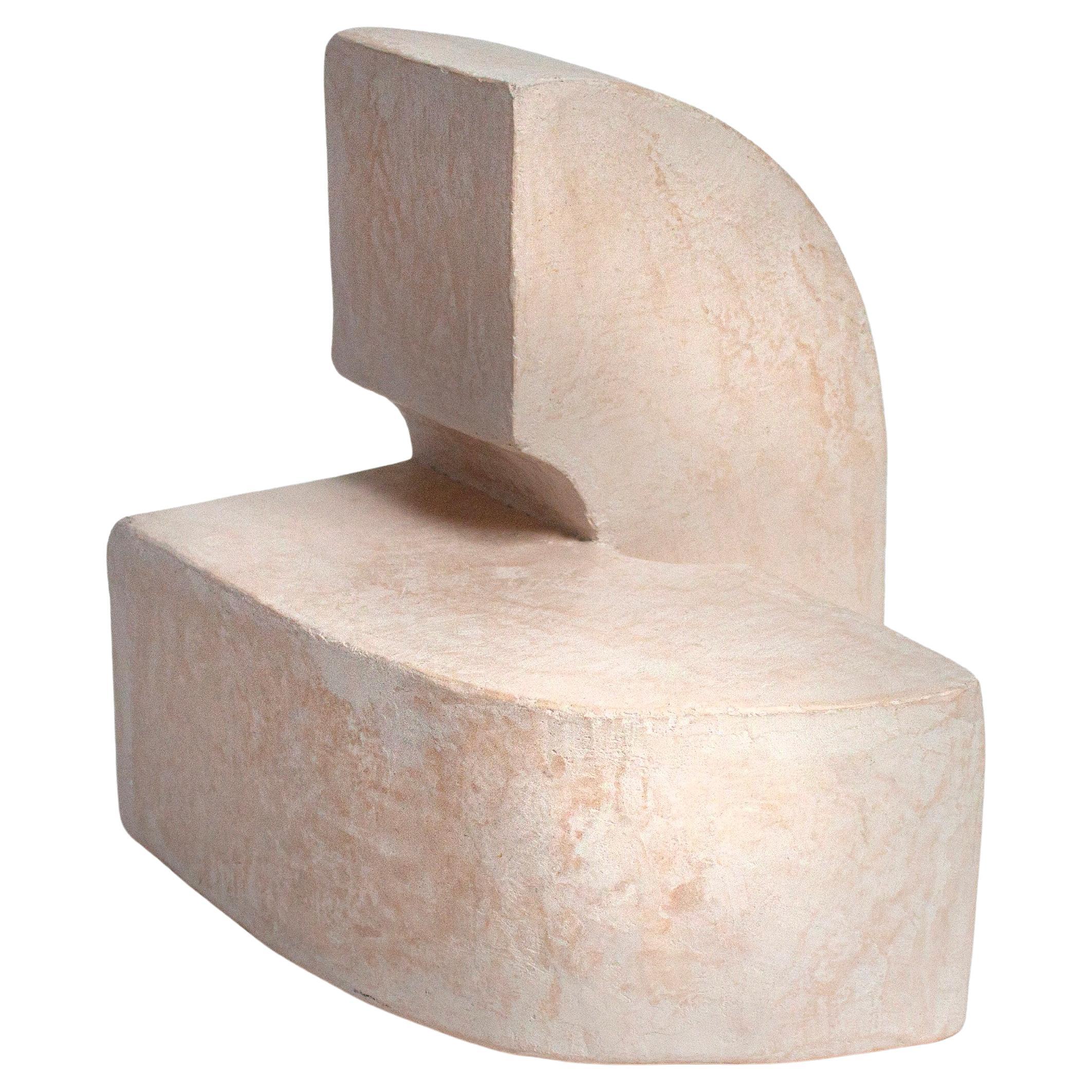 Soft Pink Resting Hand Crafted Sculpture by Rachael Heritage