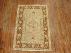 Soft Pink Salmon Oushak Rug