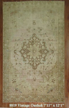 Tappeto Zabihi Collection'S Soft Pink Turkish Room SizeVintage