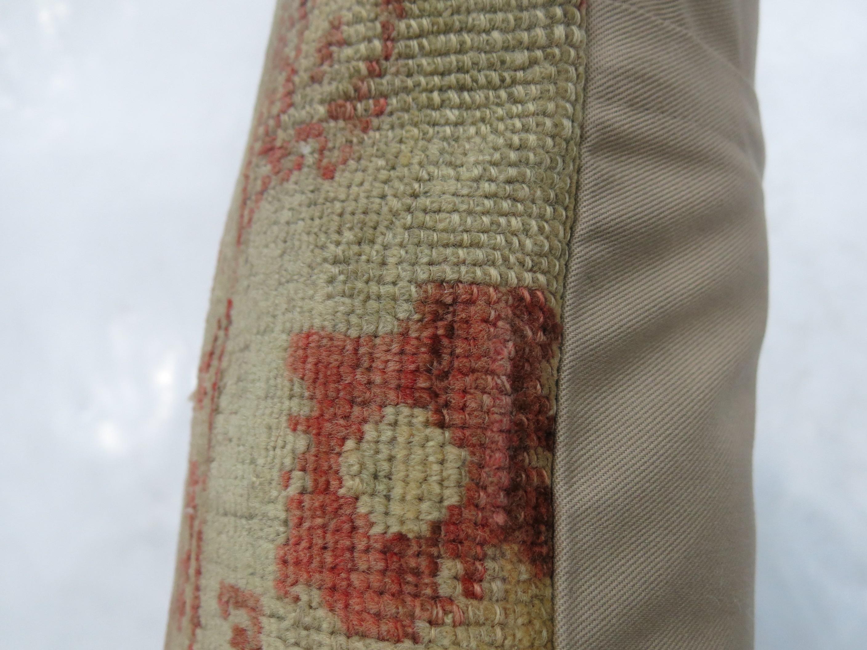 Cuscino per Tappeto Turco Tradizionale Rosso Morbido Collection'S In condizioni buone in vendita a New York, NY