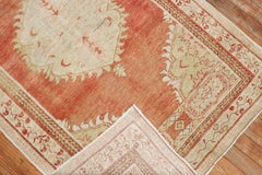Zabihi Collection Soft Red Vintage Turkish Rug