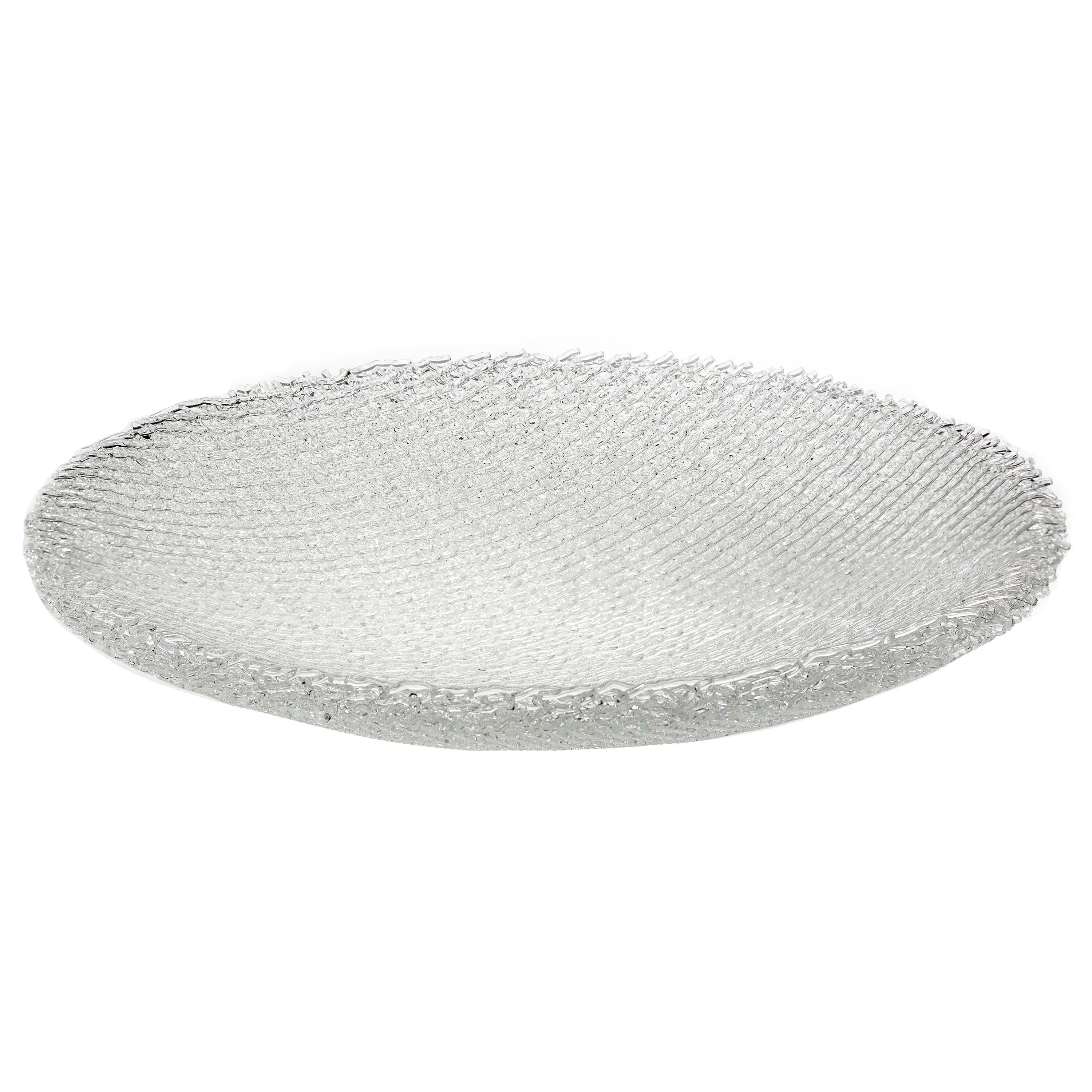 Soft Rime, a Unique Woven Clear Glass Sculptural Centrepiece by Cathryn Shilling