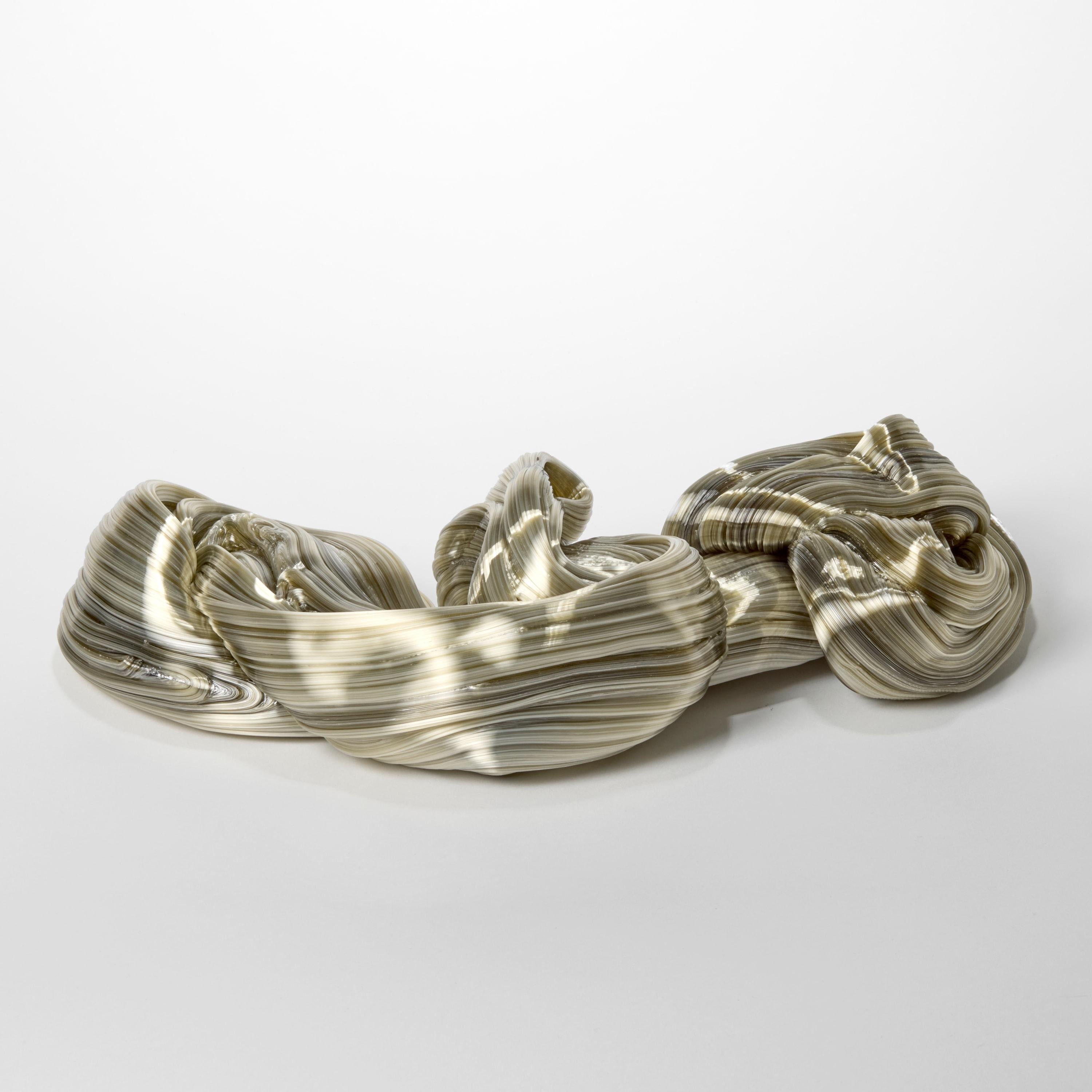 Svedese Soft Rock in Oliver III, scultura astratta in vetro di Maria Bang Espersen in vendita