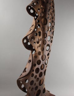 Soft Spring Wind, Walnut Wood sculpture by Nairi Safaryan