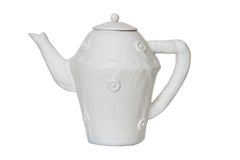 Soft Teapot, White Ceramics
