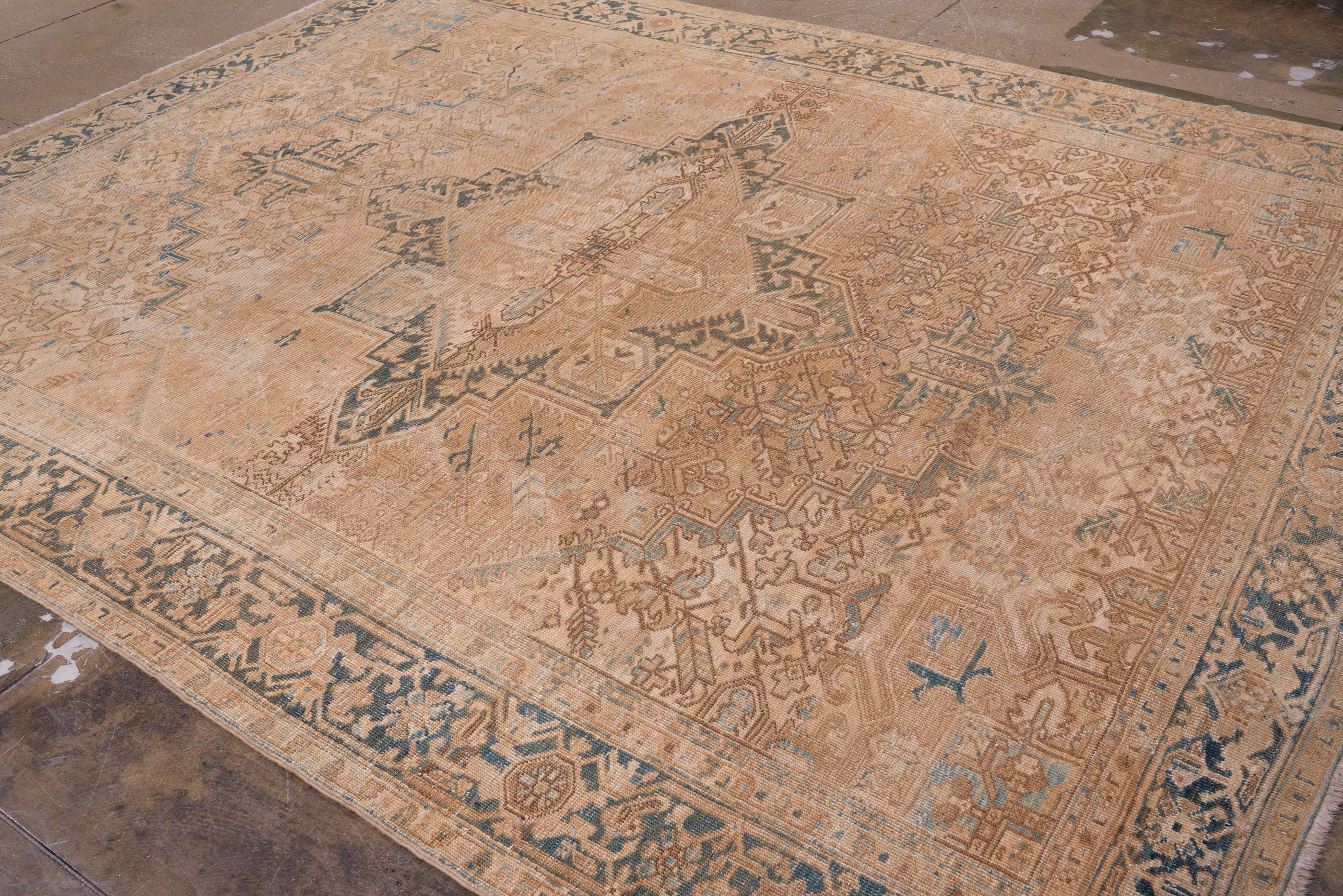 Soft Toned Antique Heriz Rug  For Sale 1