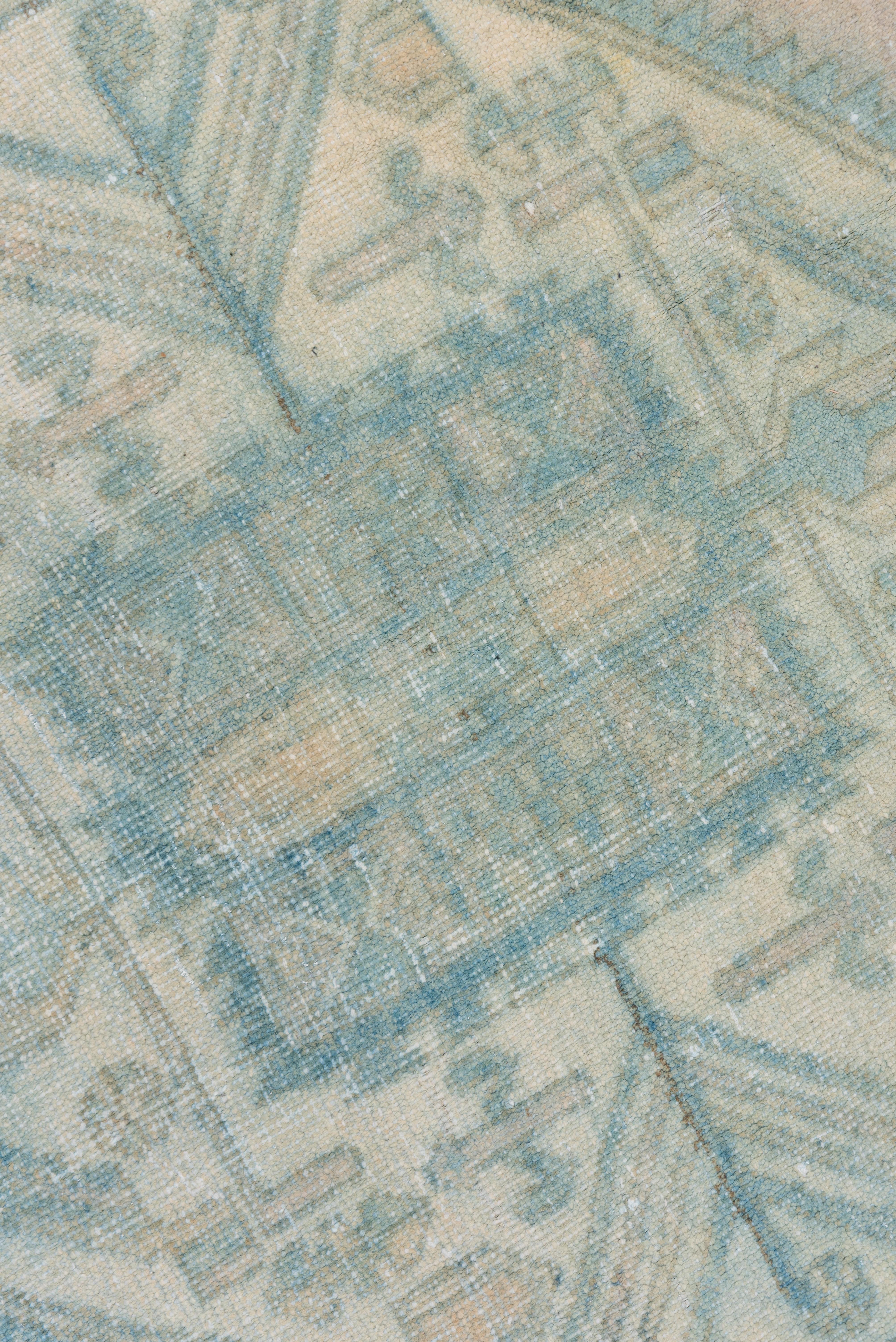 Persischer Afshar-Teppich mit weichem Stammesmotiv, Blau & Beige Palette (Mitte des 20. Jahrhunderts) im Angebot