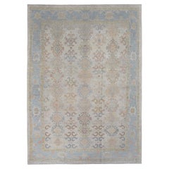 Soft Turkish Oushak Handmade Rug