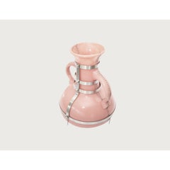 Soft Vase in Steel, Tinted Silicone and Silk by Panorammma