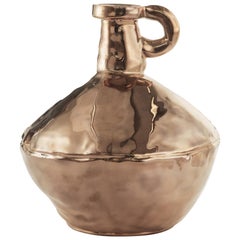 Soft Vessel, Black and Bronze Ceramics