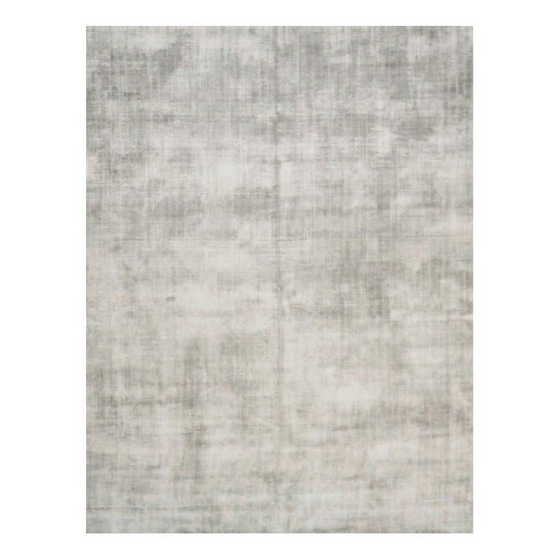 Contemporary Soft Vintage Collection, Silk Grey Rug. For Sale