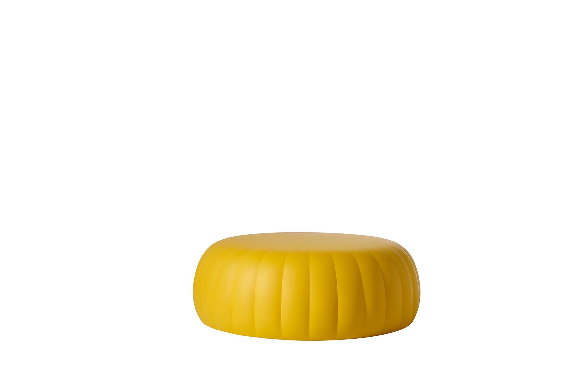 Autre Grand Pouf en gelée blanche de Roberto Paoli en vente