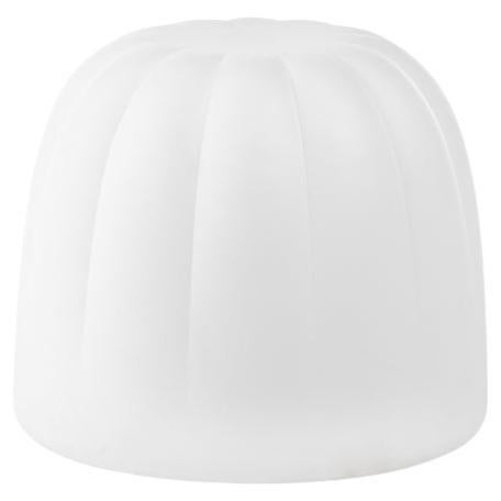 Soft White Gelée Pouf by Roberto Paoli For Sale