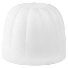 Soft White Gelée Pouf by Roberto Paoli