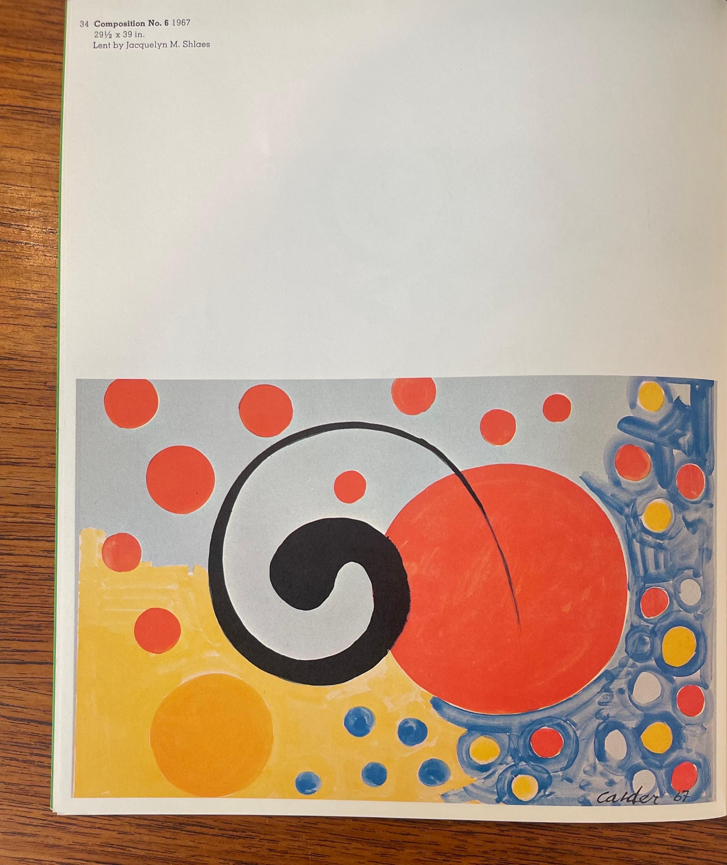 Programme relié « The Art of Alexander Calder » (L'art d'Alexander Calder) - Long Beach Museum of Art - 1970 en vente 7