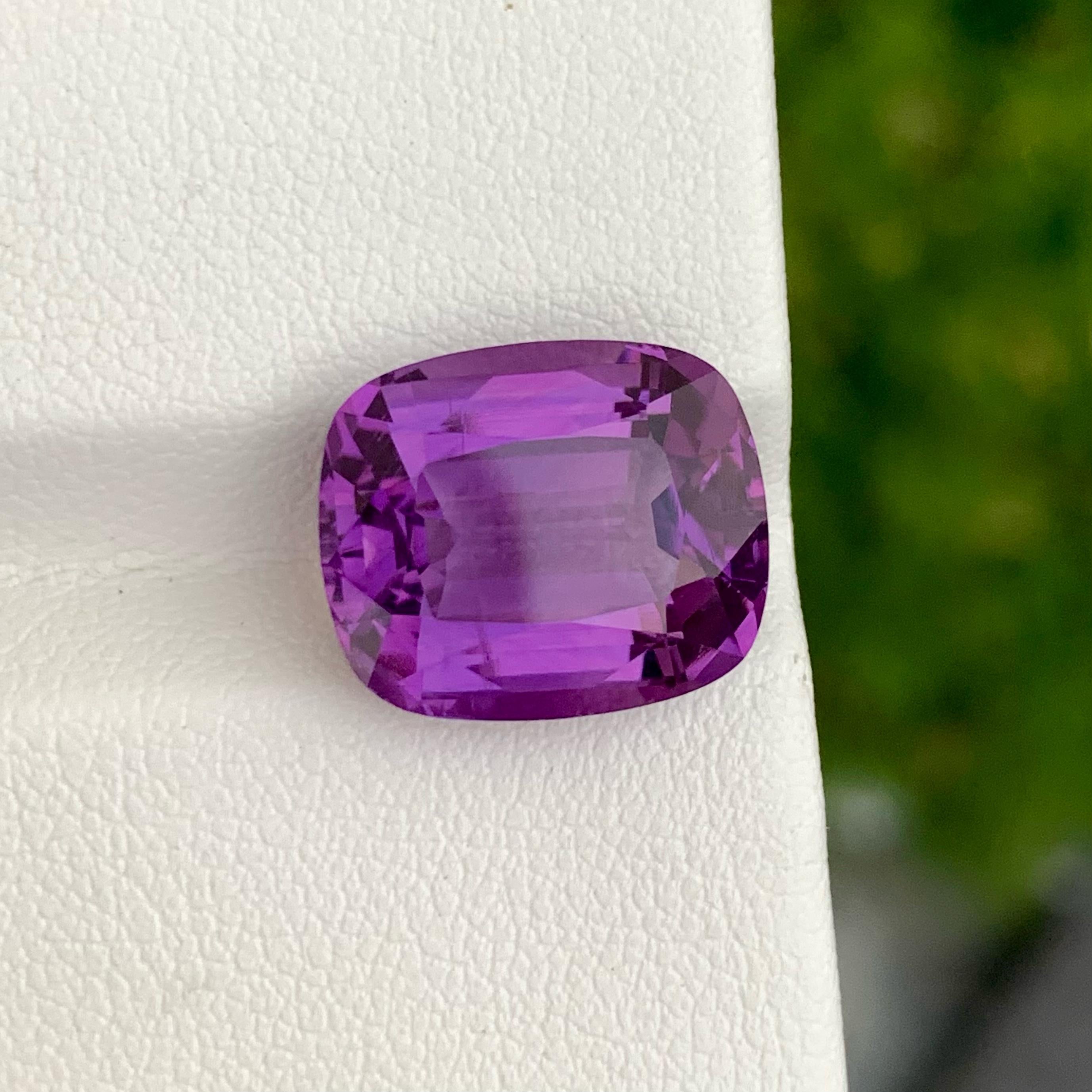 Weight 8.70 carats 
Dimension 14.5 x 12.1 x 7.7 mm
Treatment None 
Origin Brazil 
Clarity Eye Clean 
Shape Cushion 
Cut Fancy Cushion


The Purple Amethyst Stone is believed to possess powerful healing properties, bringing balance and serenity to