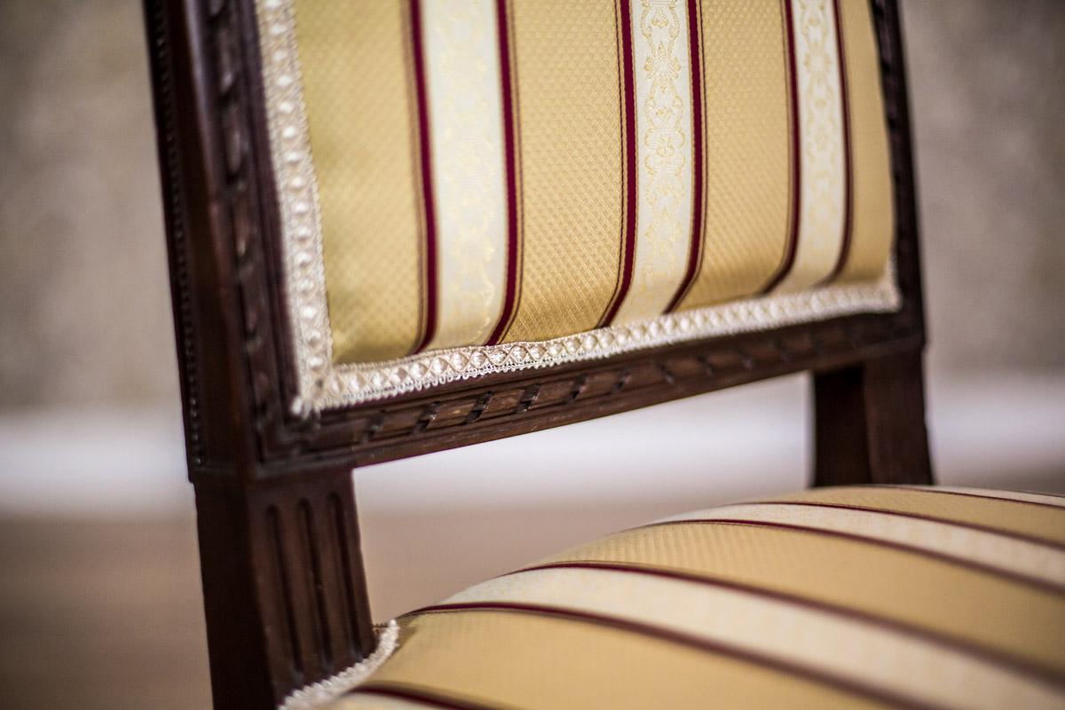 Softly Upholstered Chairs in the Louis XVI Type, circa Early 20th Century 4