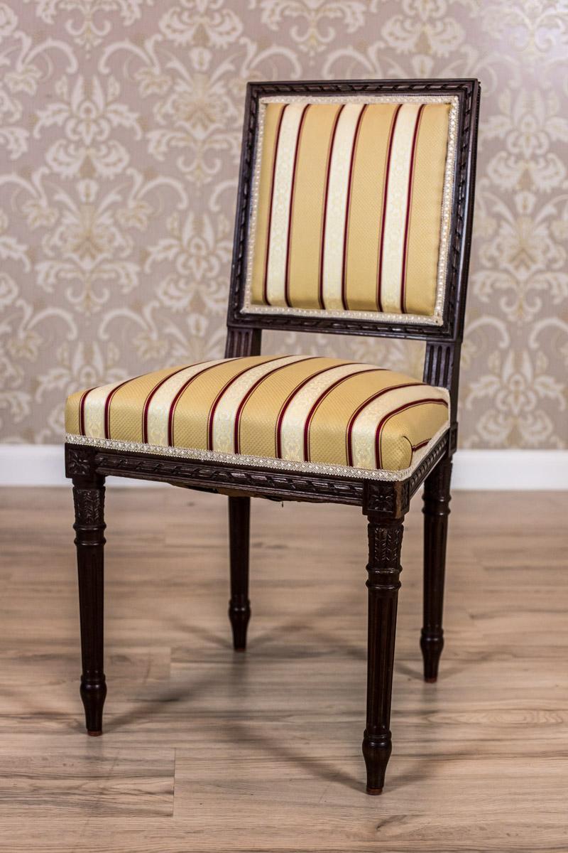French Softly Upholstered Chairs in the Louis XVI Type, circa Early 20th Century