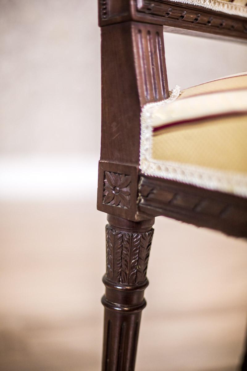Softly Upholstered Chairs in the Louis XVI Type, circa Early 20th Century 2