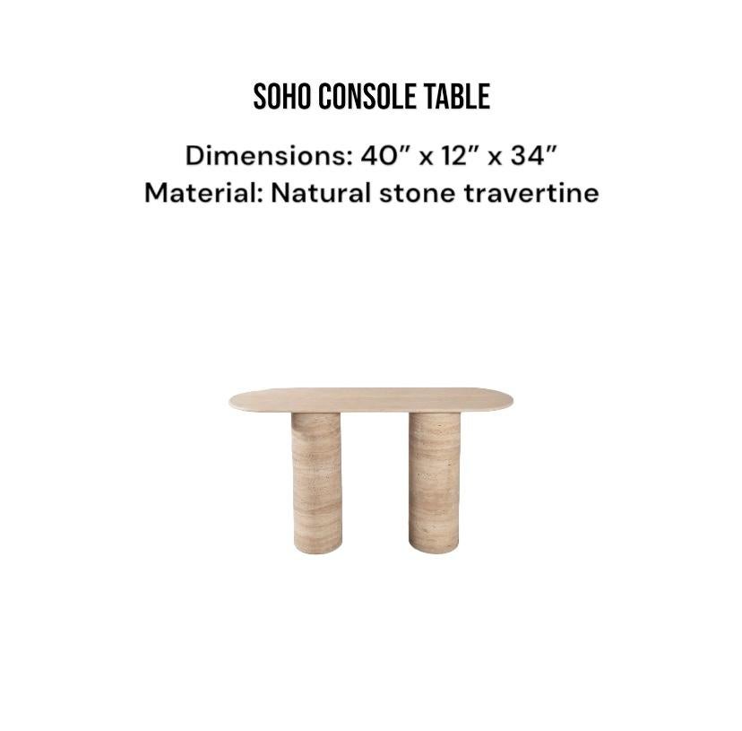 Hand-Crafted SOHO Console Table, 40