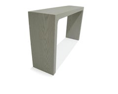 Soho Console - Wood, Oak, Waterfall, Walnut, Maple, Entry Console, Grey, Rounded