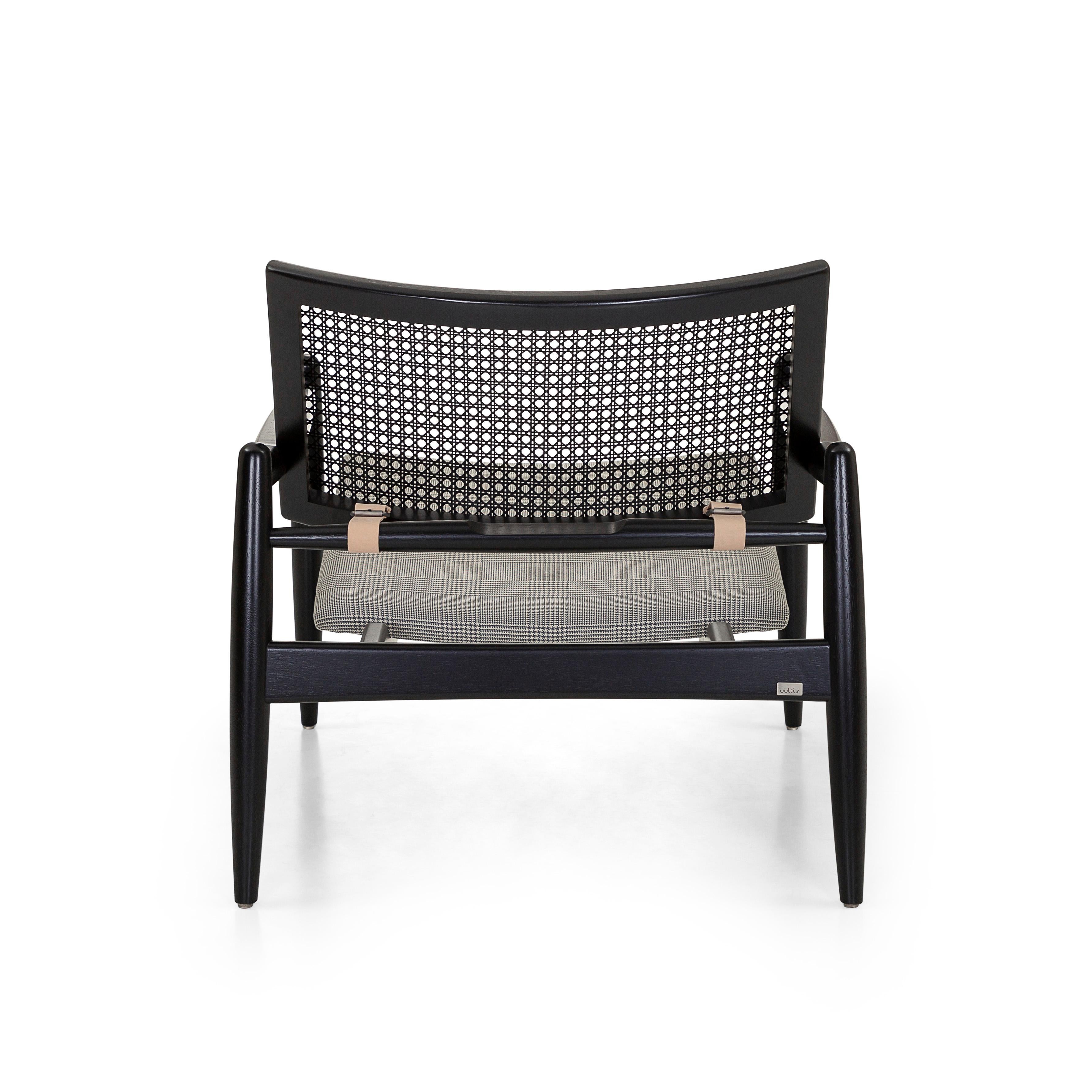 Sillón tapizado personalizable negro mate y gris - Colección Soho en Nuevo estado para la venta en Miami, FL