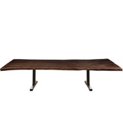 Soho Dining Table with Bronze Legs by Studio Roeper
