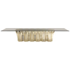 Roberto Cavalli Home Interiors Soho Dining Table with Metal Base
