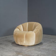 Soho Home Green Velvet Garret Armchair