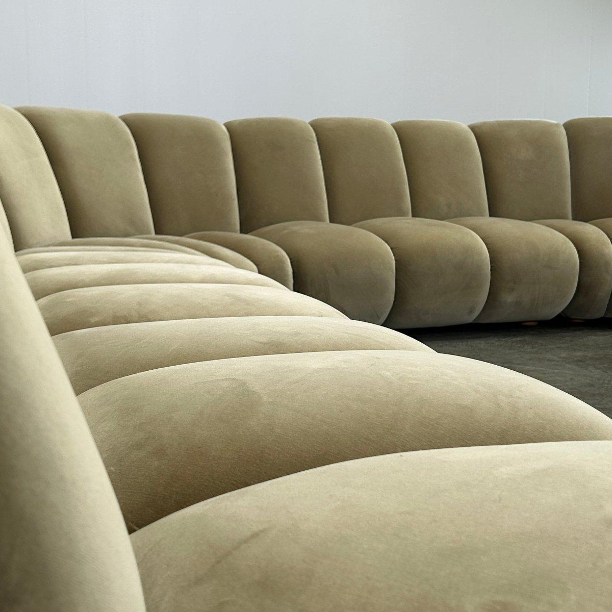 British Soho Home Noelle Modular Sofa For Sale