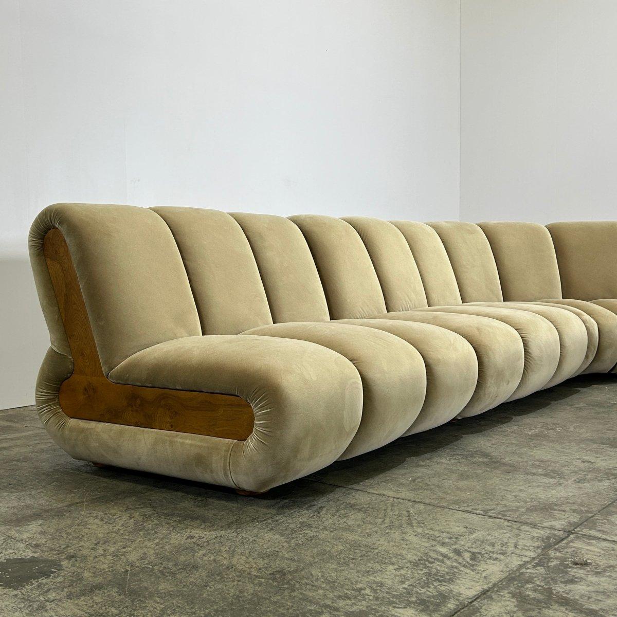 Contemporary Soho Home Noelle Modular Sofa For Sale