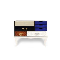 Soho Nightstand Small with Glass Top