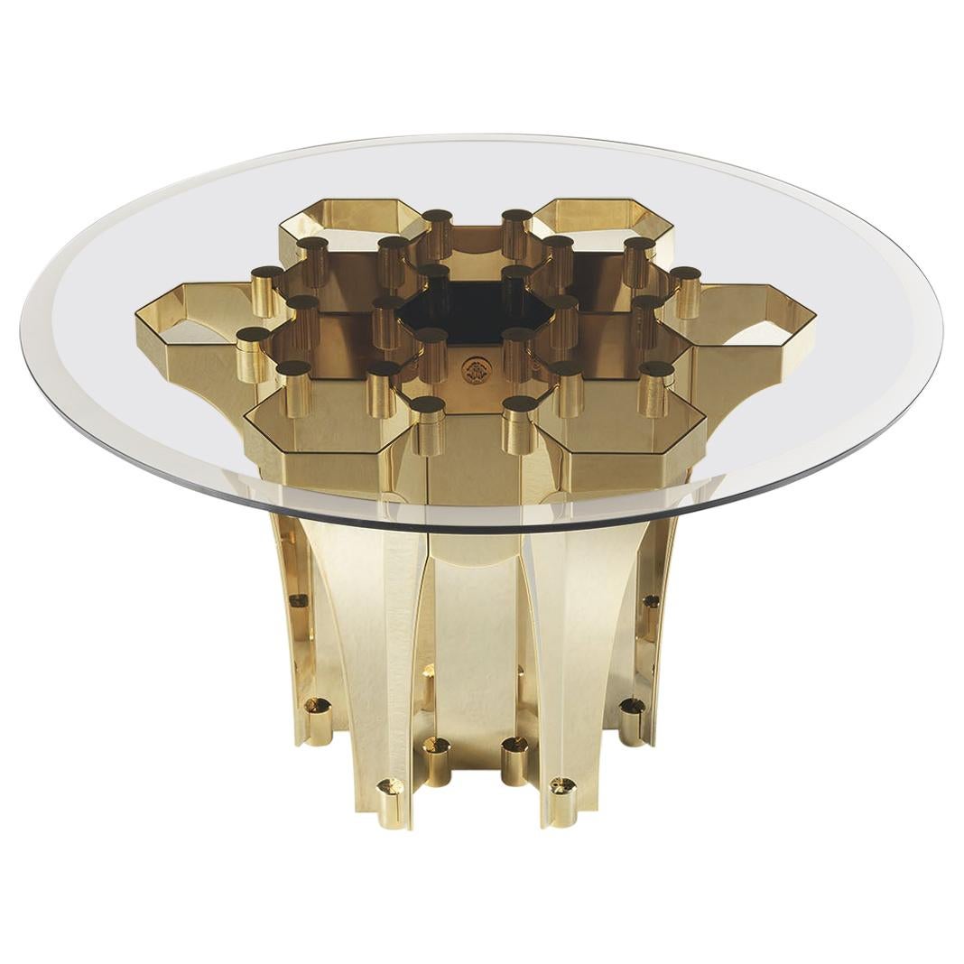 21st Century Soho Side Table in Metal by Roberto Cavalli Home Interiors