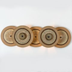 Soholm Ceramic Discs Wall Light, Denmark, 1970