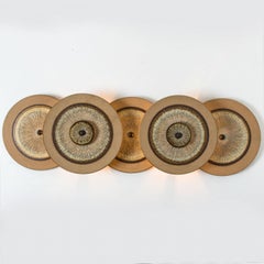 Soholm Ceramic Discs Wall Light, Denmark, 1970