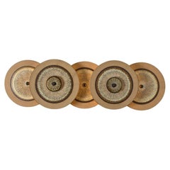 Soholm Ceramic Discs Wall Light, Denmark, 1970