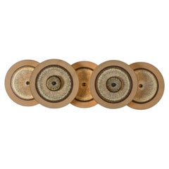 Soholm Ceramic Discs Wall Light, Denmark, 1970